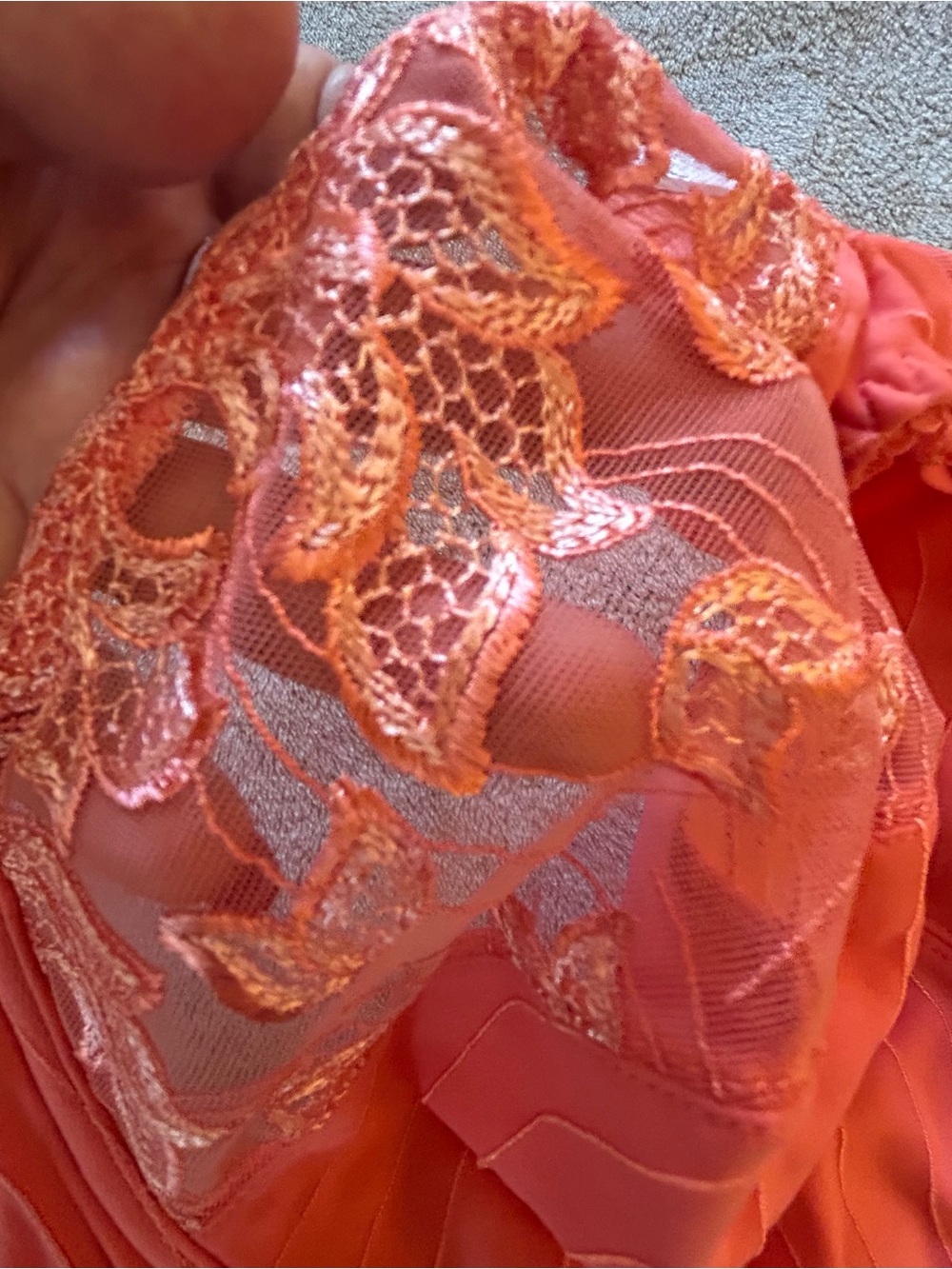 NWOT Prima Donna Deauville precious peach Coral Lace Underwire Bra G42 EU 95 - Picture 5 of 14